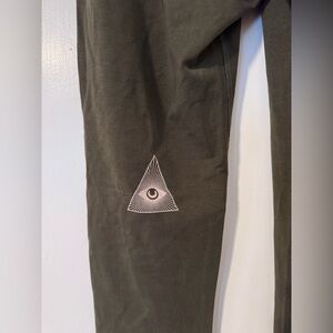 Dark Olive High-Waisted Leggings by Purusha People